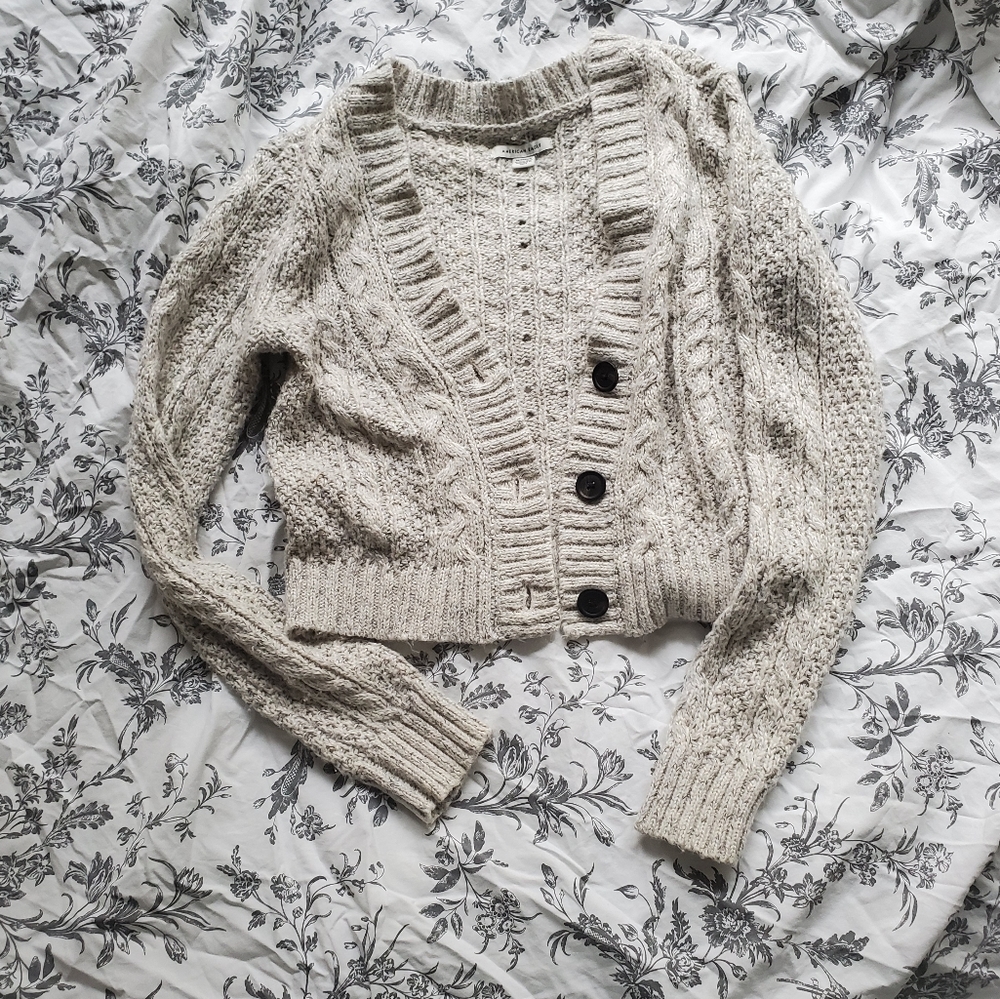 NWT Cute cropped American Eagle cardigan
